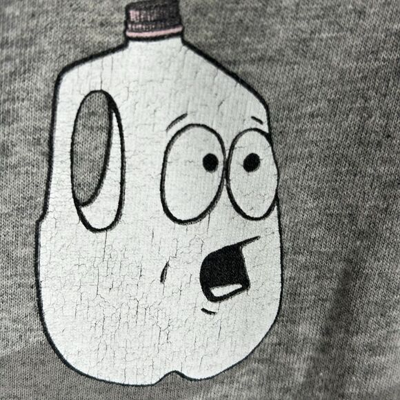 🔥🔥 Vintage “MILK, I AM YOUR FATHER” Star Wars Spoof Tee Sz LARGE - GUC - Picture 9 of 9